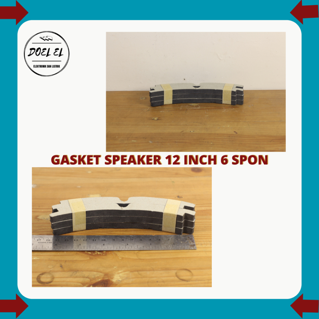 12 INCH SPEAKER EDGE GASKET 6 GOOD SPONGE