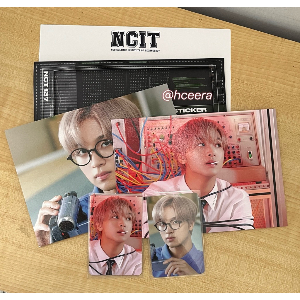 PC PHOTOCARD HAECHAN PHOTOFRAME NCIT HAECHAN CABLE HAECHAN แก้ว