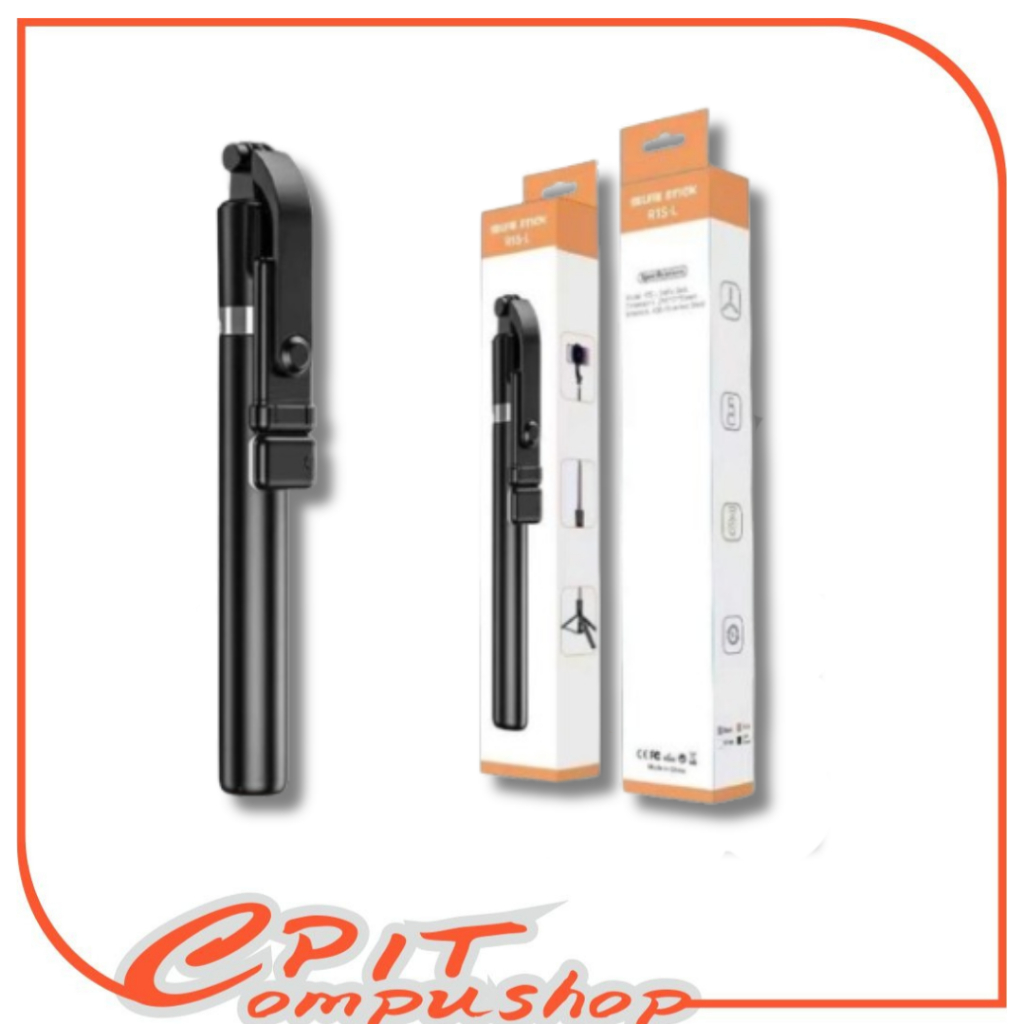 Tongsis Led bluetooth R1S L 1.7M ไม้เซลฟี่ 4in1 360° ขาตั้งกล้องระยะไกล LED 170 ซม. / R1S-L 1.7 เมตร