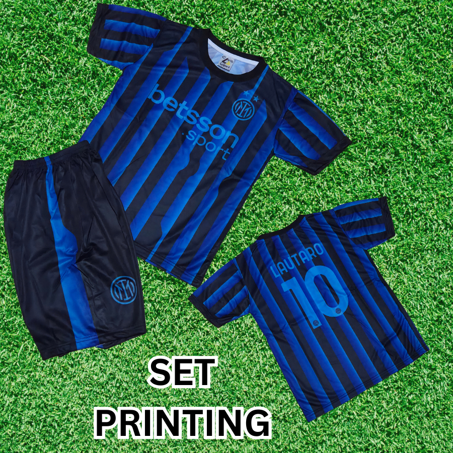 INTER MILAN HOME PRINTING FOOTBALL JERSEY/ INTER MILAN FOOTBALL JERSEY/ INTERMILAN CLOTHES