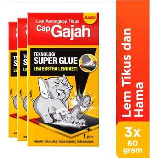 Paket 3 PCS  Lem Tikus Super Kuat Aman Dan Efektif