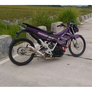 KNALPOT RACING KOU FULLSET NON GASWOLL FULLSYSTEM VIXION SATRIA FU SONIC MX135 VERZA CB150NEW CB150 OLD SATRIA FUDLL