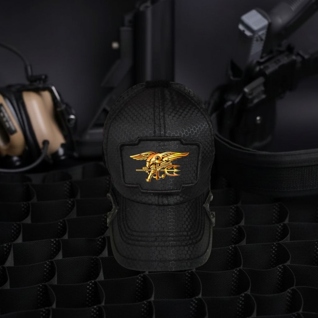 หมวกคอกโลโก้เลเซอร์ยุทธวิธี NAVY SEAL
