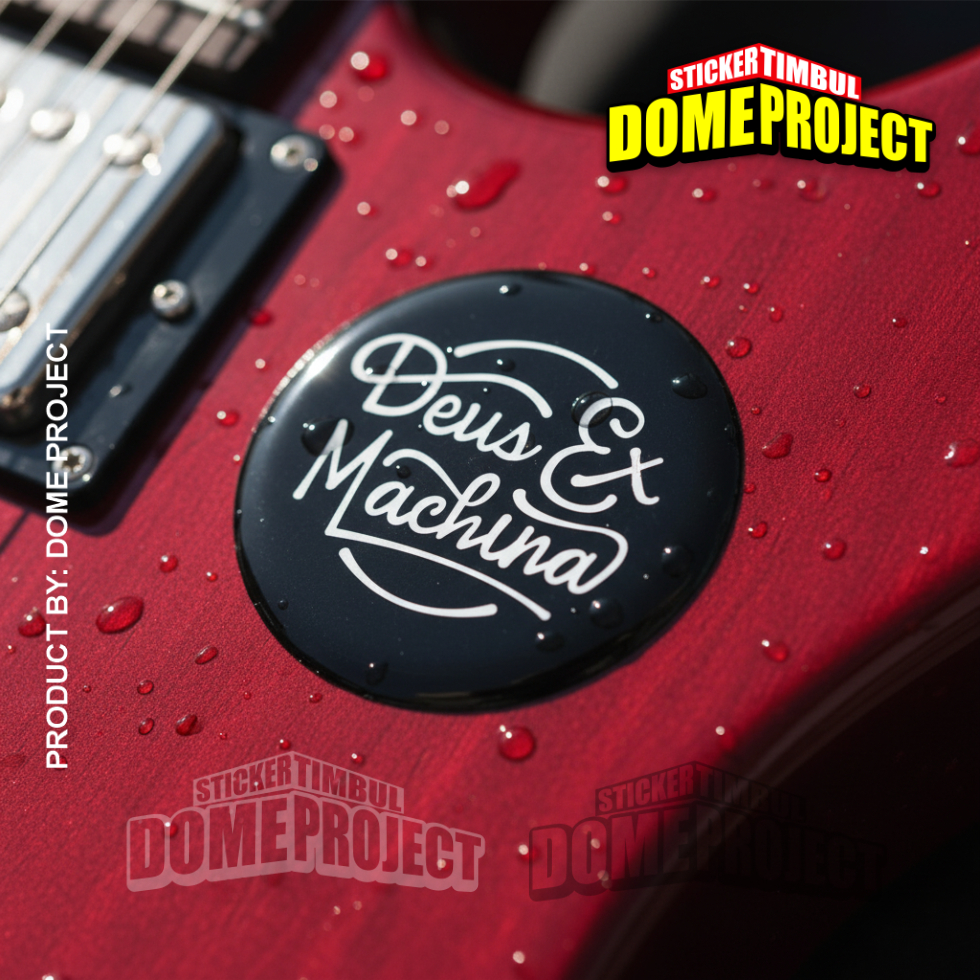 DEUS EX MACHINA สติ๊กเกอร์มอเตอร์ไซค์ RAISED 3D EMBLEM COOL AESTHETIC สติ๊กเกอร์ INDIVIDUALLY