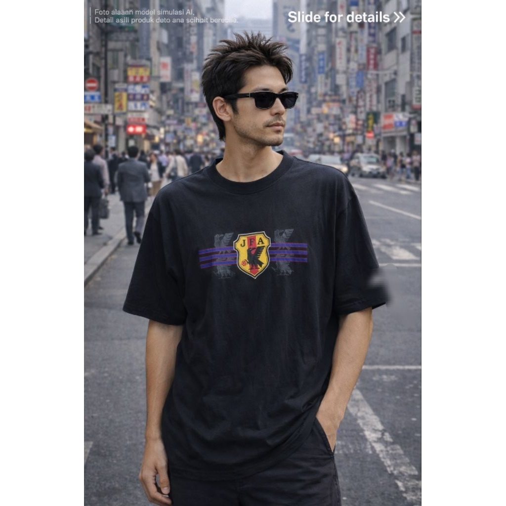 (Vtg 90s) A**DAS JPN supender 0R1 เสื้อยืดไซส์ fit L (P71 x L54)