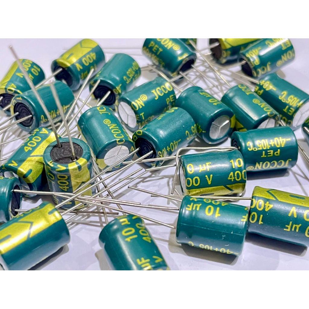 (20 เมล็ด) Elco 10/400V 10uf 400v Jccon