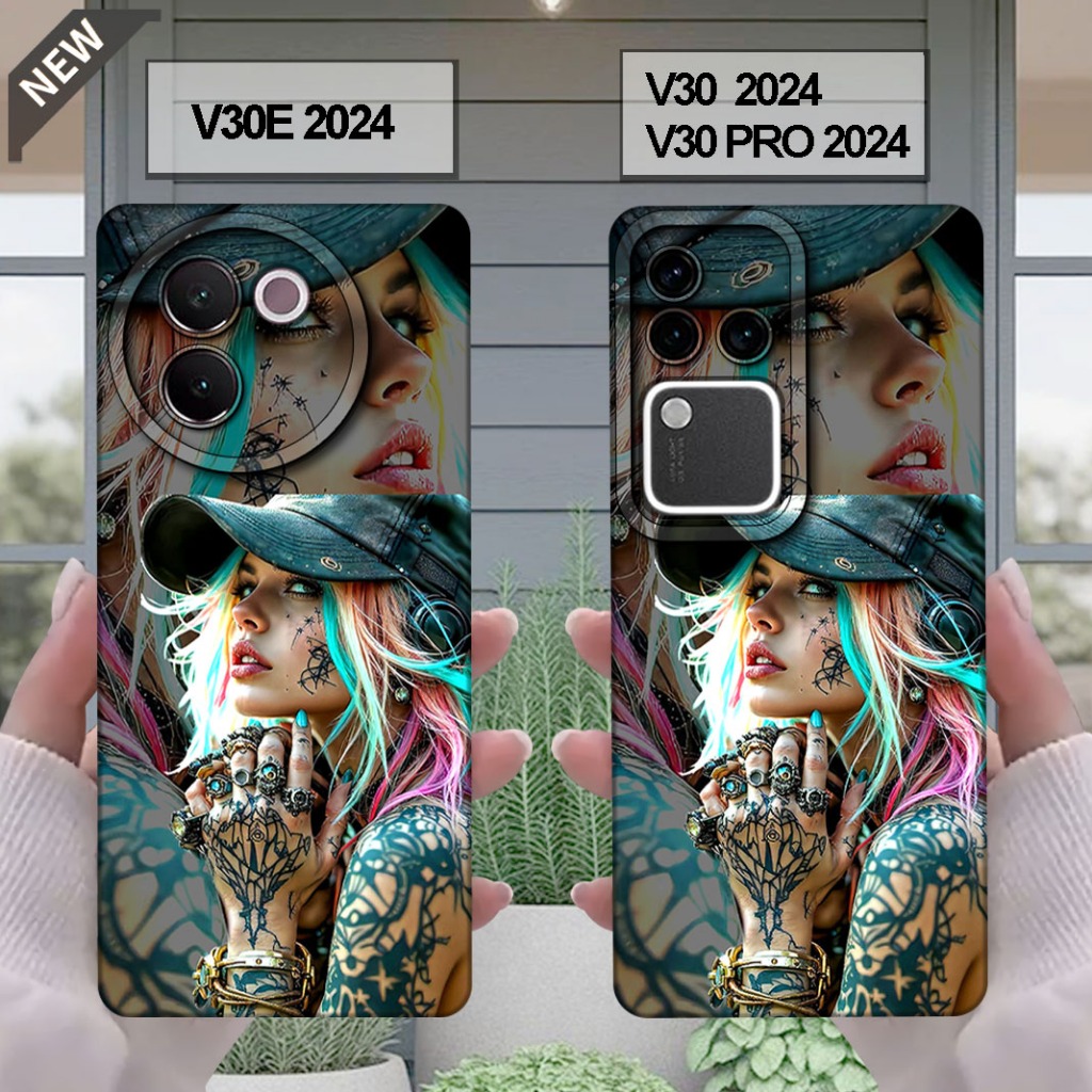 เคส VIVO V30 _เคส VIVO V30E _เคส VIVO V30 PRO - เคสซิลิโคนสีดําใส ยืดหยุ่นหนายืดหยุ่น