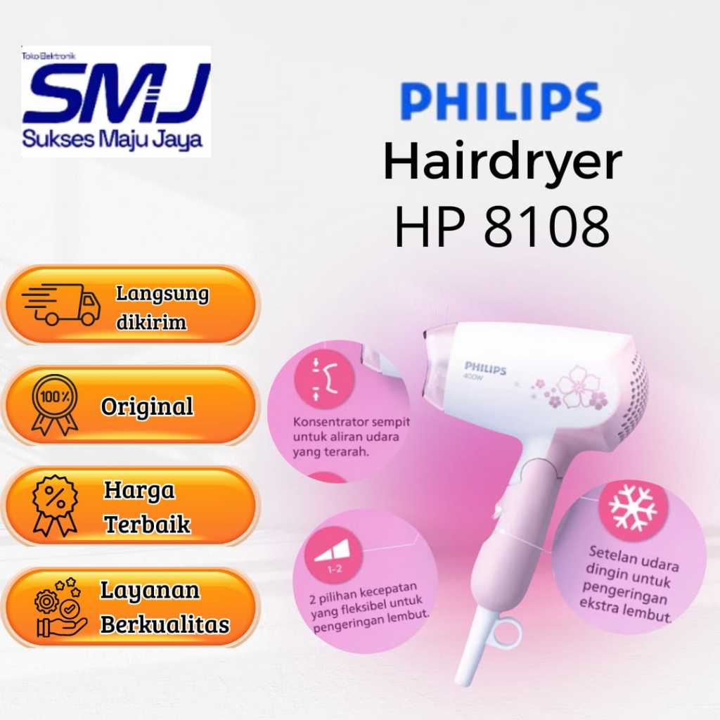 PHILIPS HP8108 HAIR DYER / PHILIPS HP 8108 เครื่องเป่าผม