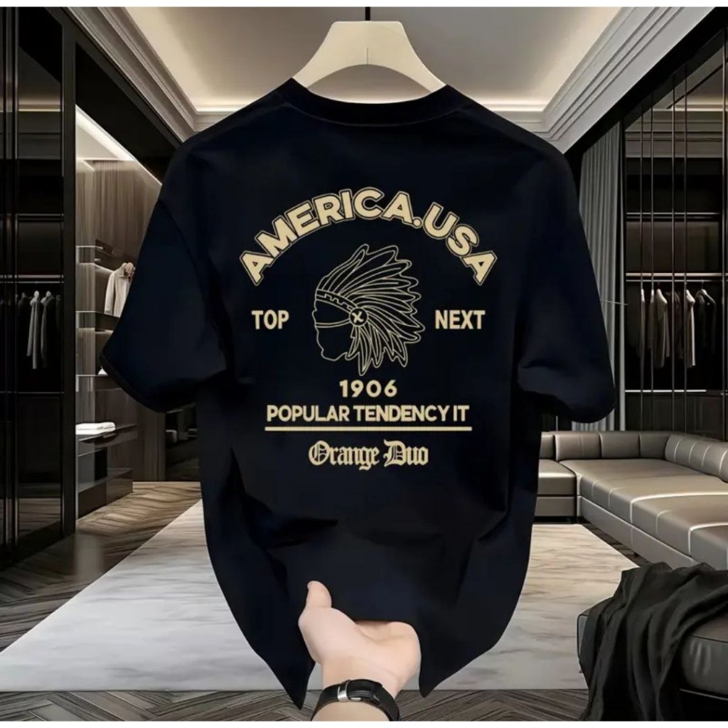 ขนาดใหญ่อเมริกันเสื้อยืดเสื้อยืด Unisex 7XL 6XL 5XL 4XL 3XL 2XL XL LM Jumbo เสื้อยืดสําหรับผู้ชายและ