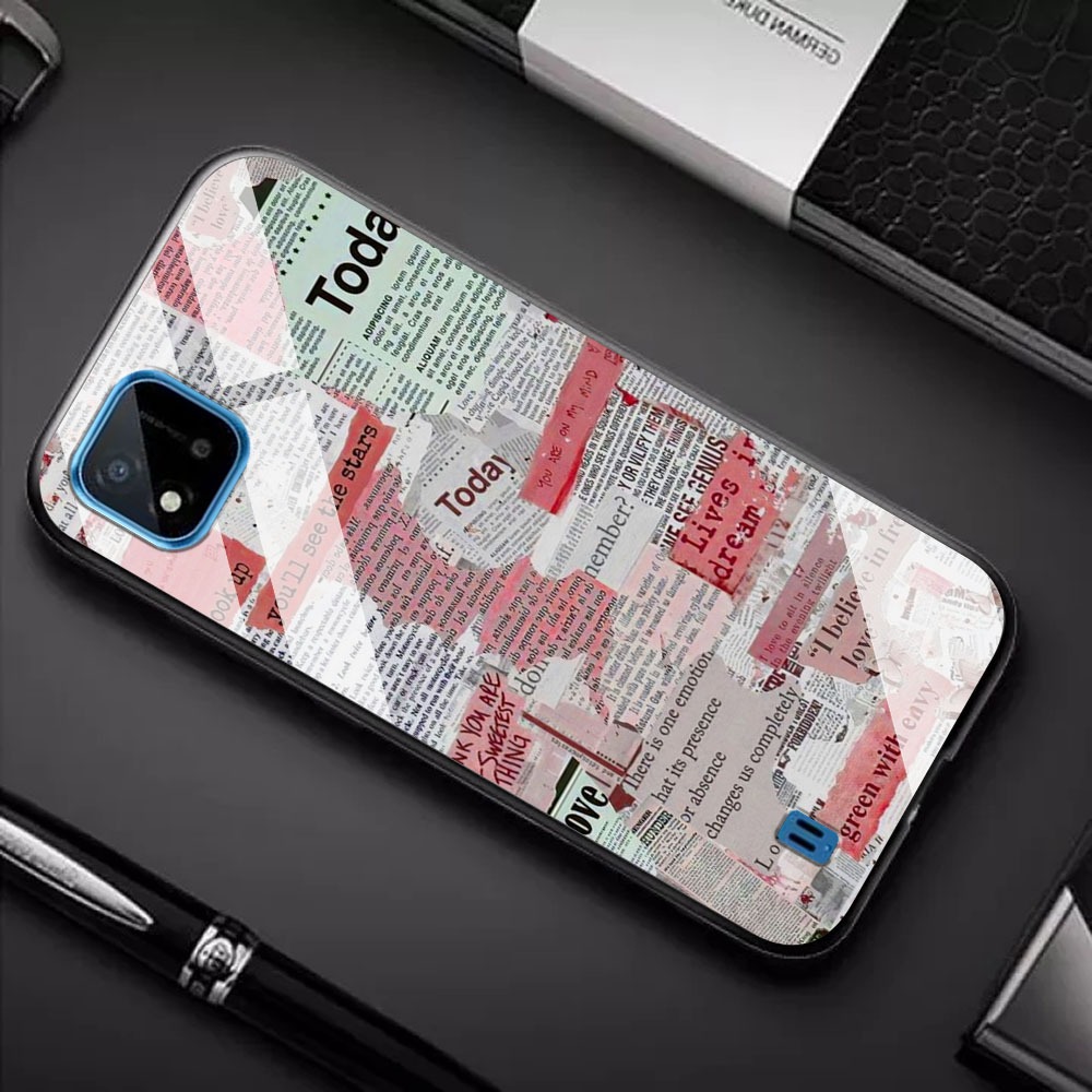 เคส HP QQ4 Realme C11 2020 - Softcase Glass - Hardcase 2D Glossy - เคสโทรศัพท์มือถือปี 2024 - เคสราค