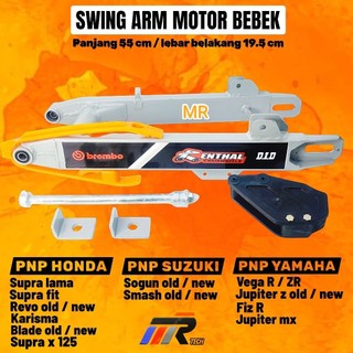 SWING ARM BEBEK TRAIL GASTRACK KTM, PNP BLADE SUPRA, JUPITER PANJANG 55 CM, LEBAR 19.5 CM