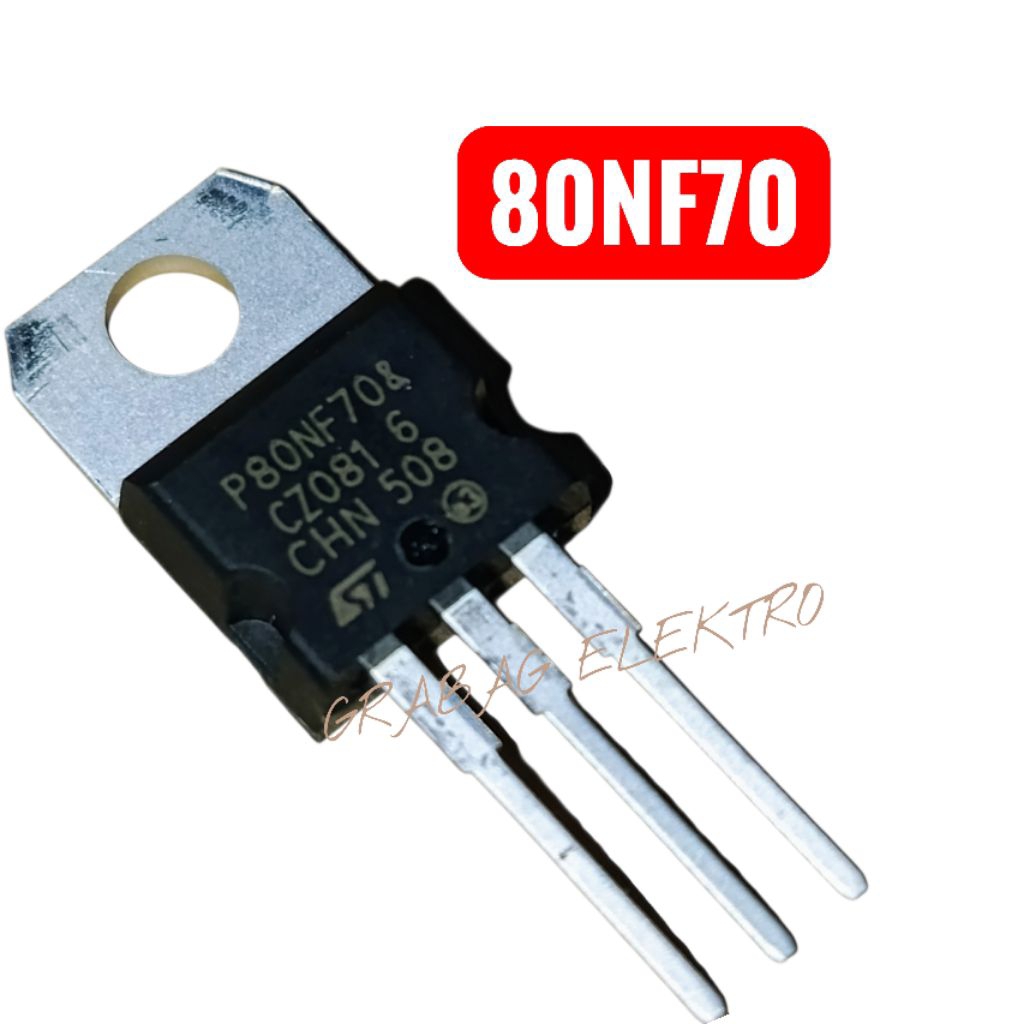 80NF70 80NF70 MOSFET 80NF70 คุณภาพสูง
