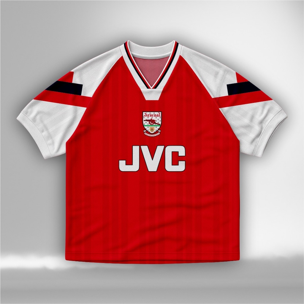 ARSENAL Retro Jersey // Premium Dryfit Jersey // หมายเลขชื่อและหลังฟรี