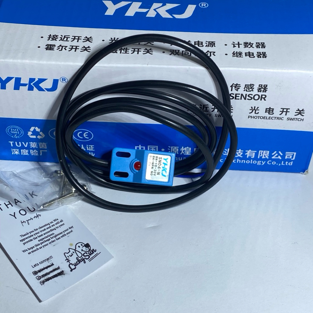 YHKJ SN04 N Proximity Sensor อุปนัย YHKJ SN04-N NPN NO DC 6 30V ระยะทาง 5 มม.