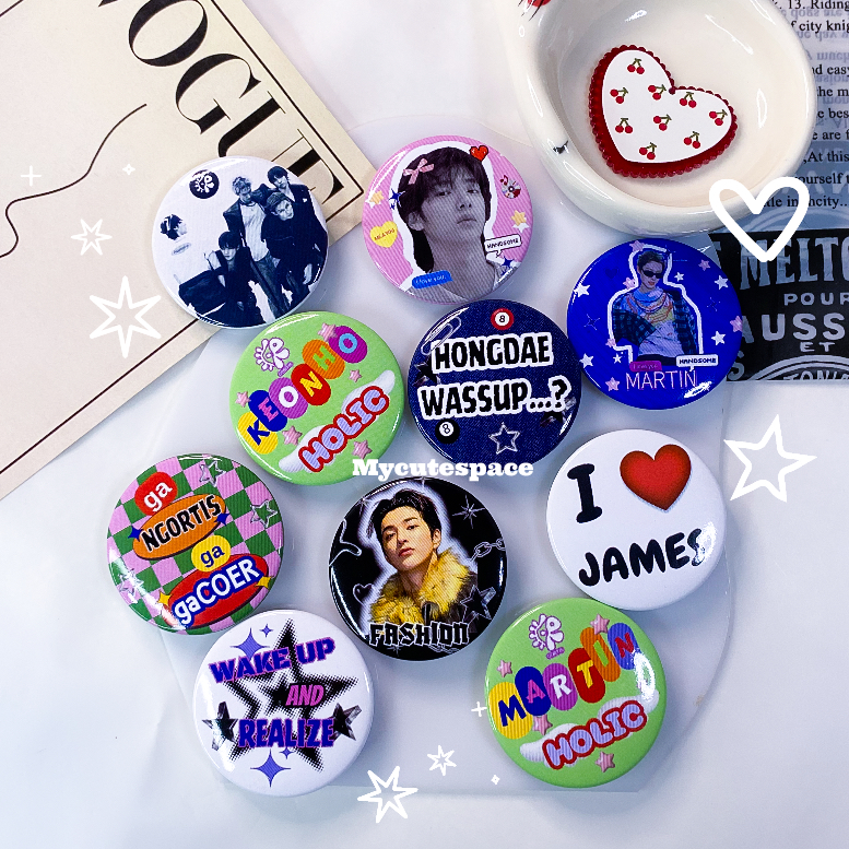 CORTIS PIN BUTTON / CORTIS PIN BAG / CORTIS MERCH