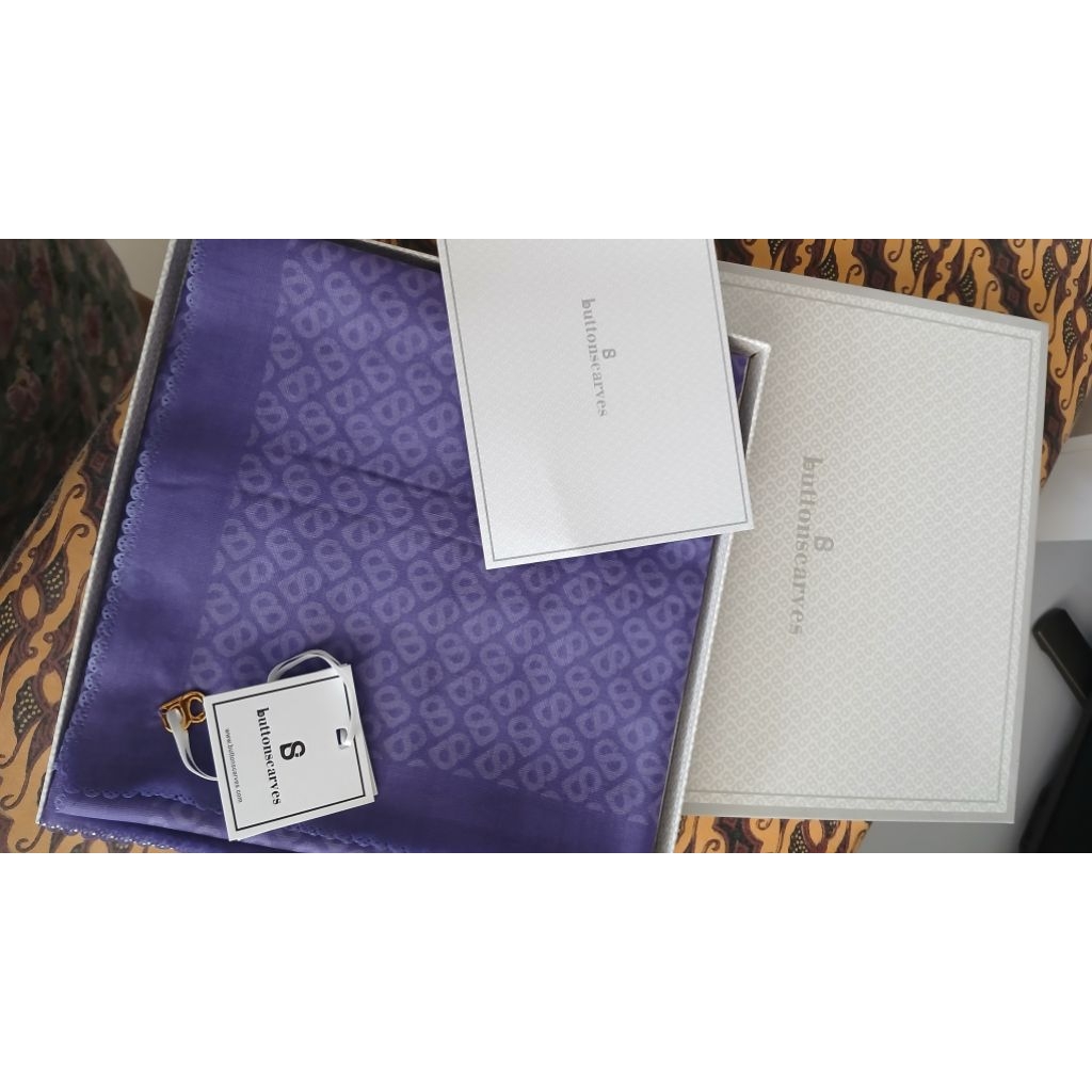 New Buttonscarves Tapis Passion Flower ครบชุด