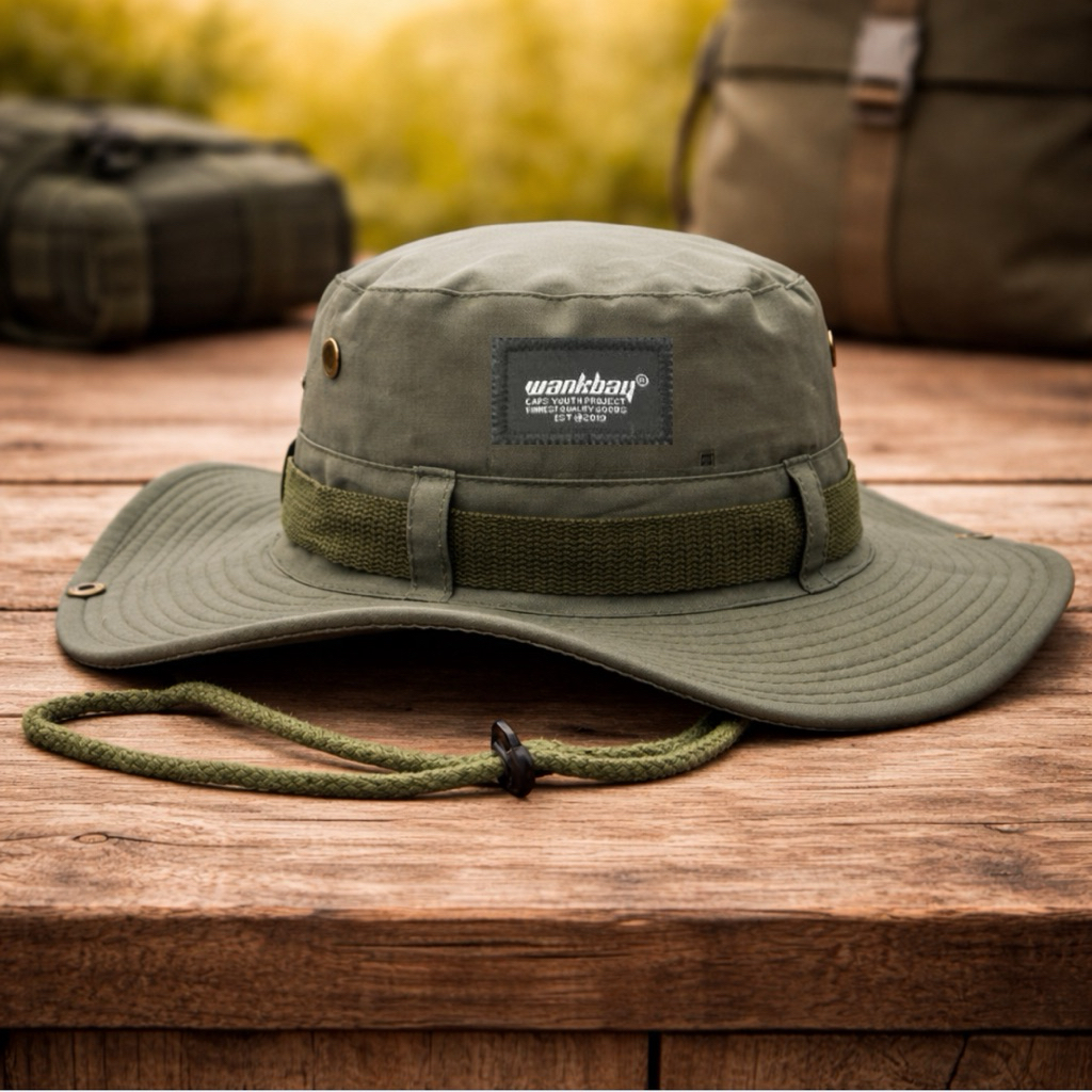 JUNGLE HATS สําหรับผู้ชายและผู้หญิง / COOL HATS JUNGLE HATS BUCKET HATS สําหรับผู้ชายและผู้หญิง