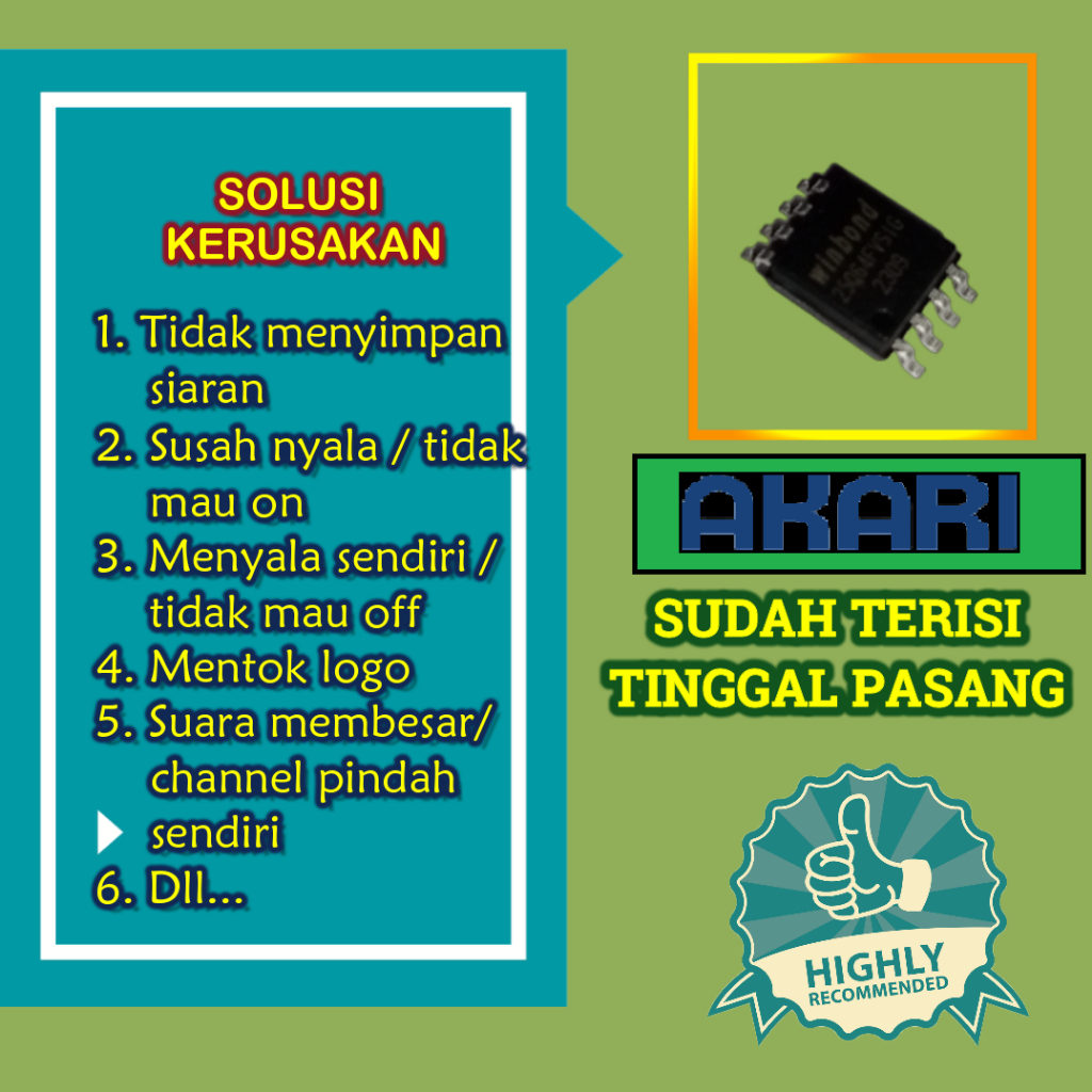 Firmware Akari LE-29P57ID LE29P57 29P57 หน่วยความจํา IC ไบโอส์