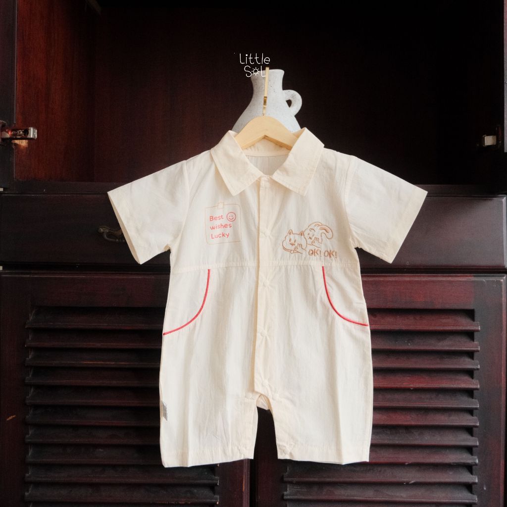 LITTLE SOL - NICO JUMPER | เด็กผู้ชาย JUMPER | ผ้าเด็กผู้ชาย | เสื้อผ้าเด็กทารก | เสื้อเชิ้ต BOYS CO