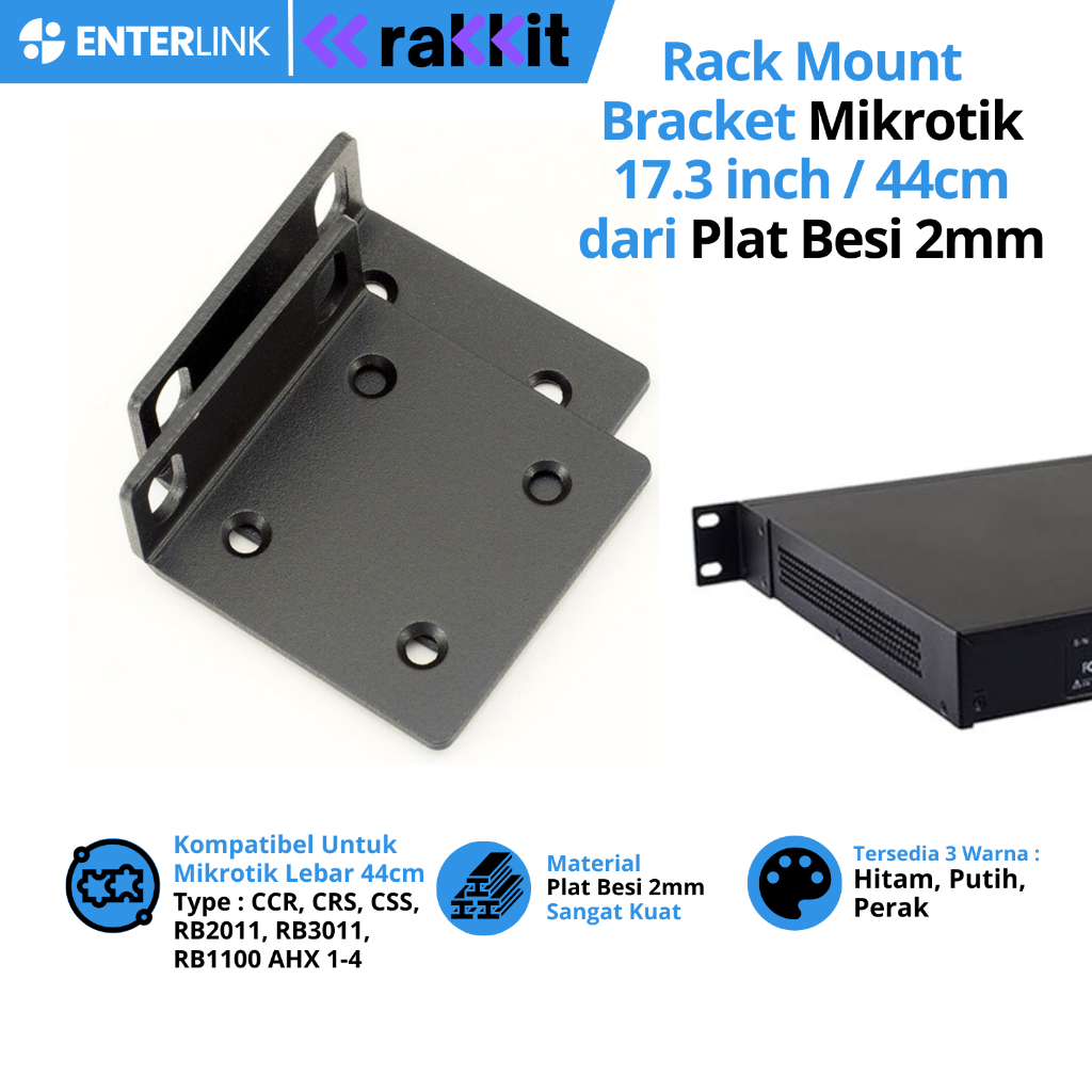 RAKKIT MK-001 Rackmount Kit Mikrotik Rack Server Ear Bracket Ear Rack