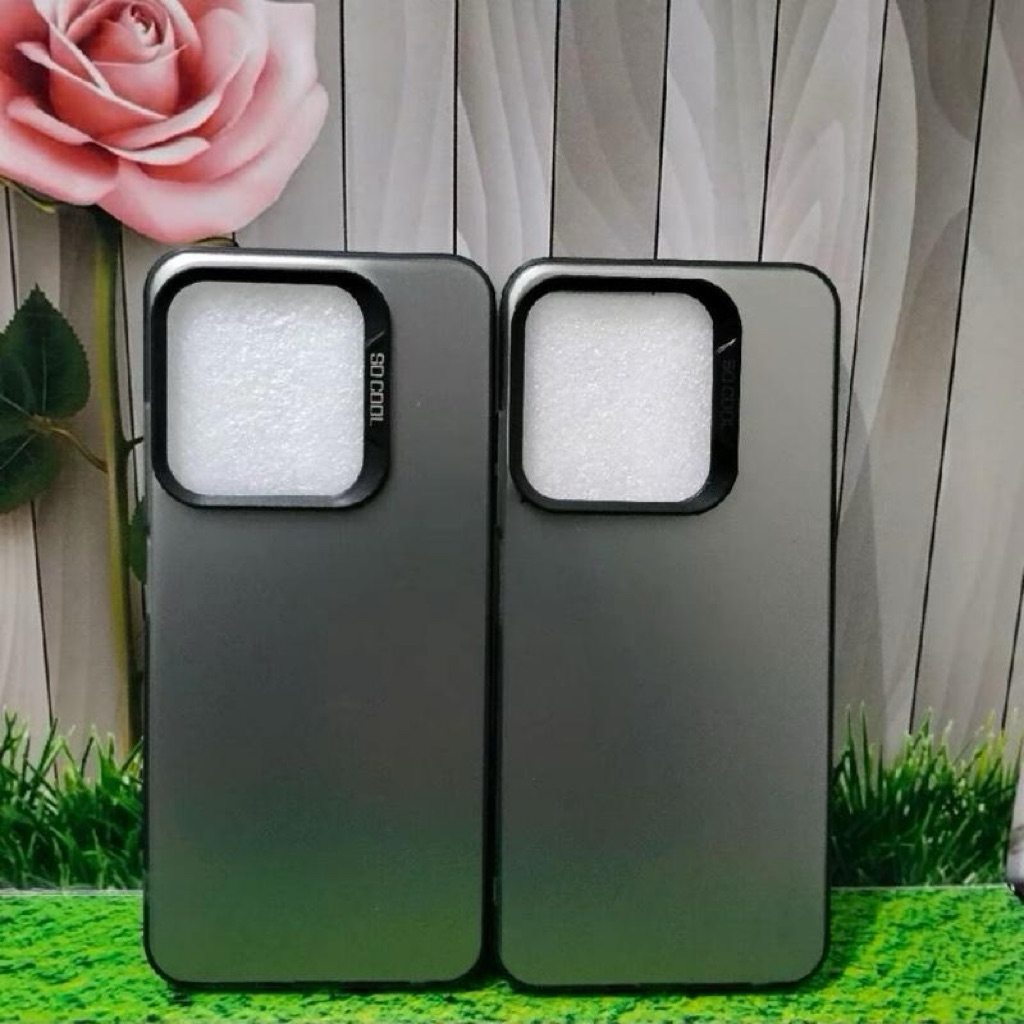 เคสนิ่ม IMD Itel A70 เคส IMD Full Black โฮโลแกรม Polycarbonad Hardcase ซิลิโคน IMD ธรรมดาสีดําเต็มปล
