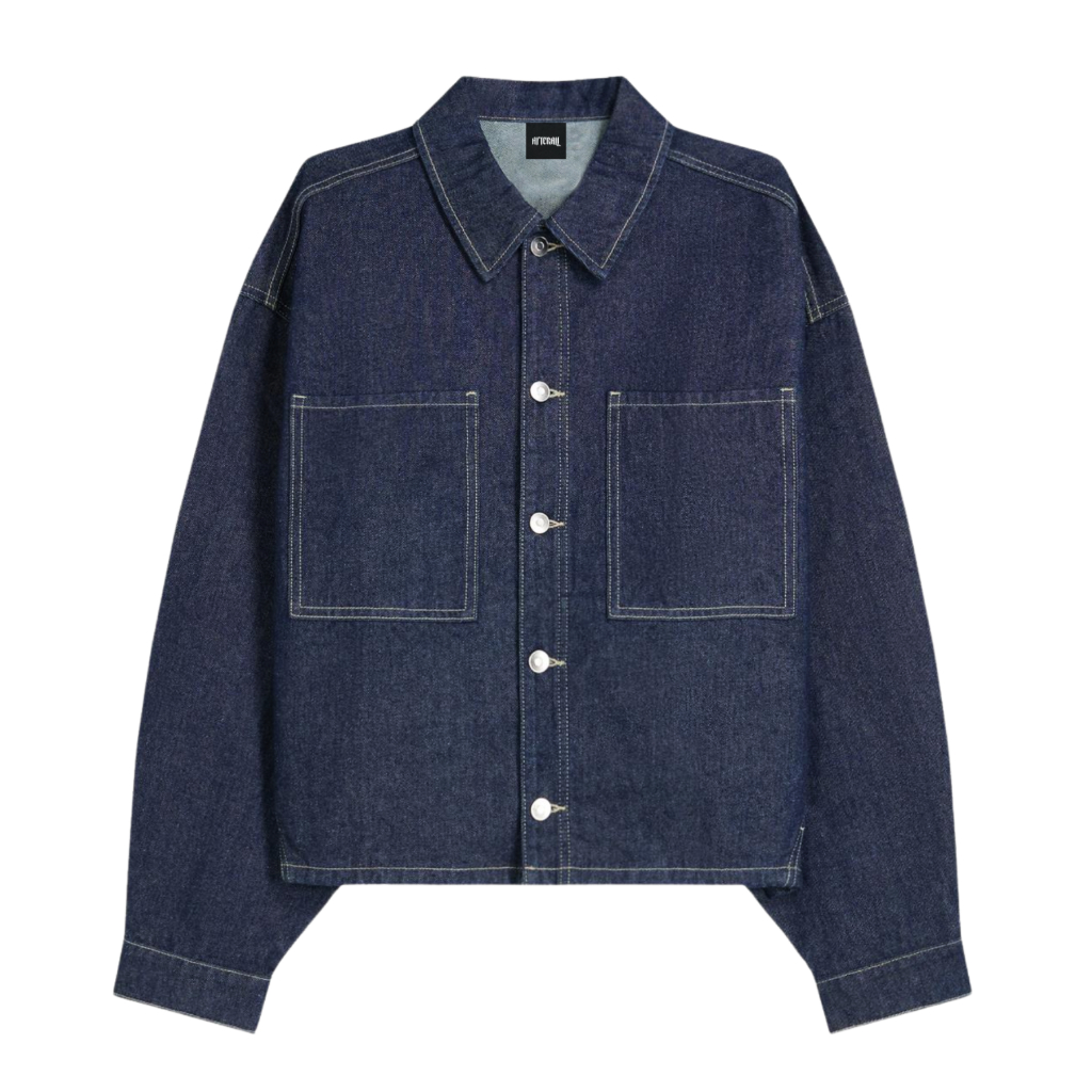 Afterall - SILENCE Denim Jacket Work Jacket Denim Boxy Fit Oversize Denim Jacket