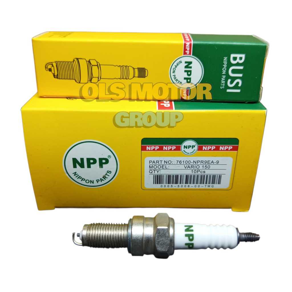 NPP SPARK PLUG NPR9EA-9 Beat Scoopy Spacy Vario 110 Fi 125 150 Sonic CB CBR 150 R GTR LED CPR9EA9