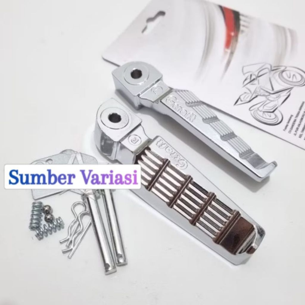 Footstep Chrome Gcraft Foot Step CNC Gcraft Universal Matic Footrest