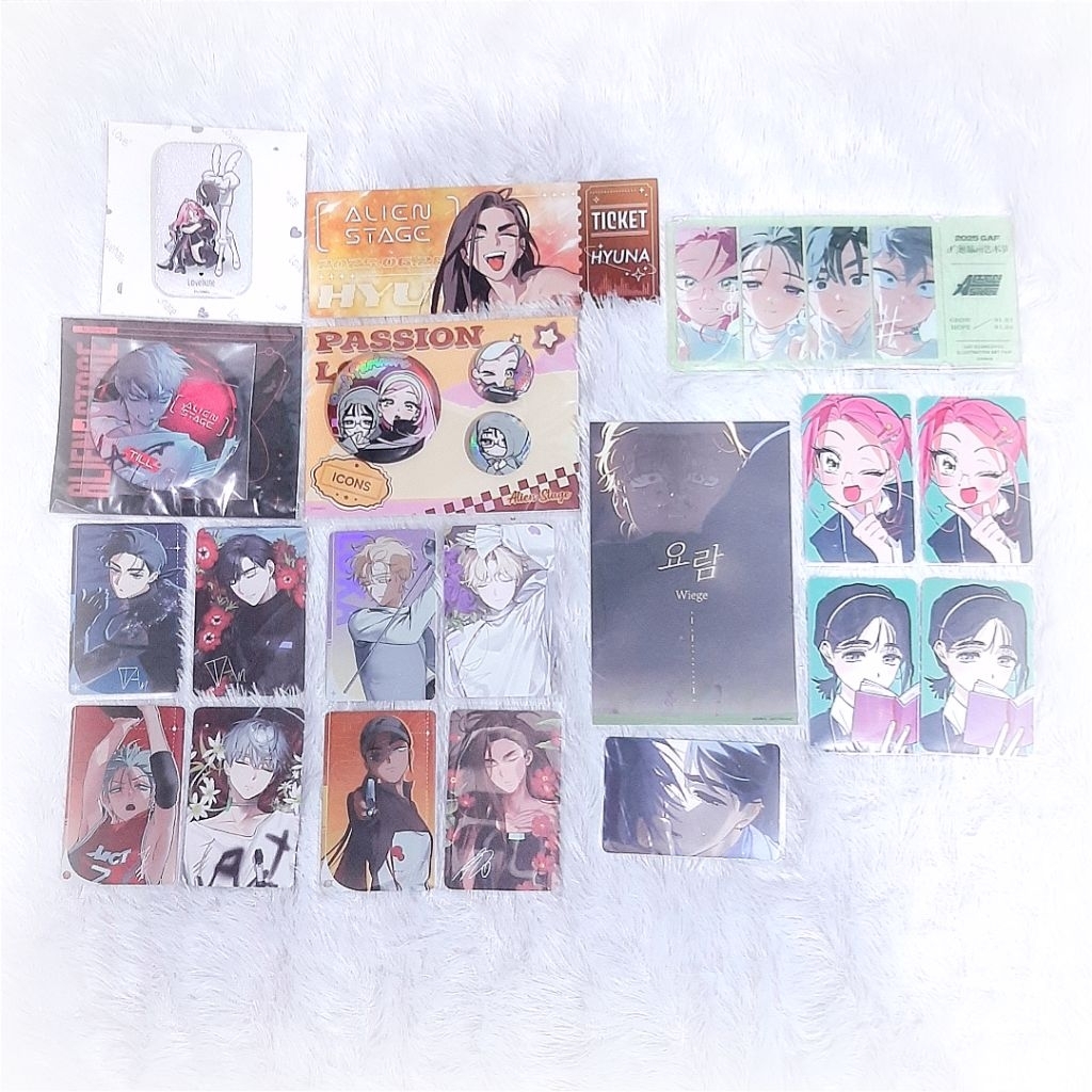 สินค้าอย่างเป็นทางการ ALNST Alien Stage - Photocard, Acrylic, Posca, Badge Pin: Ivan Till Mizi Suai 