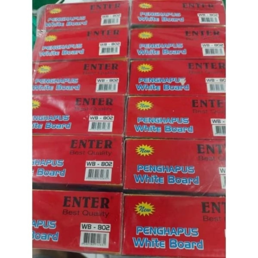[PCS] WB-802 ENTER WHITEBOARD ERASER / QUALITY WB 802 ENTER WHITEBOARD ERASER
