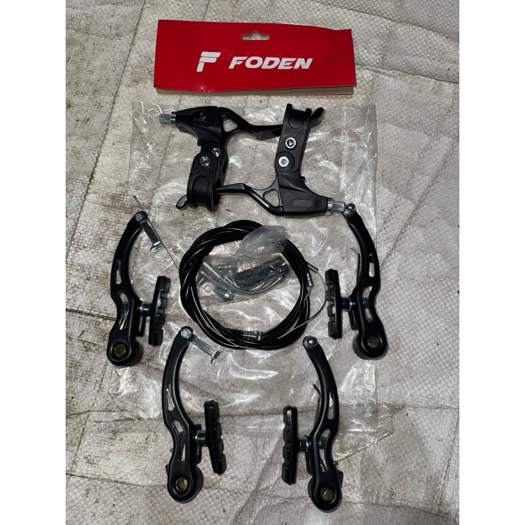 FODEN ชุดเบรกจักรยานอัลลอยด์ครึ่งอัลลอยด์
