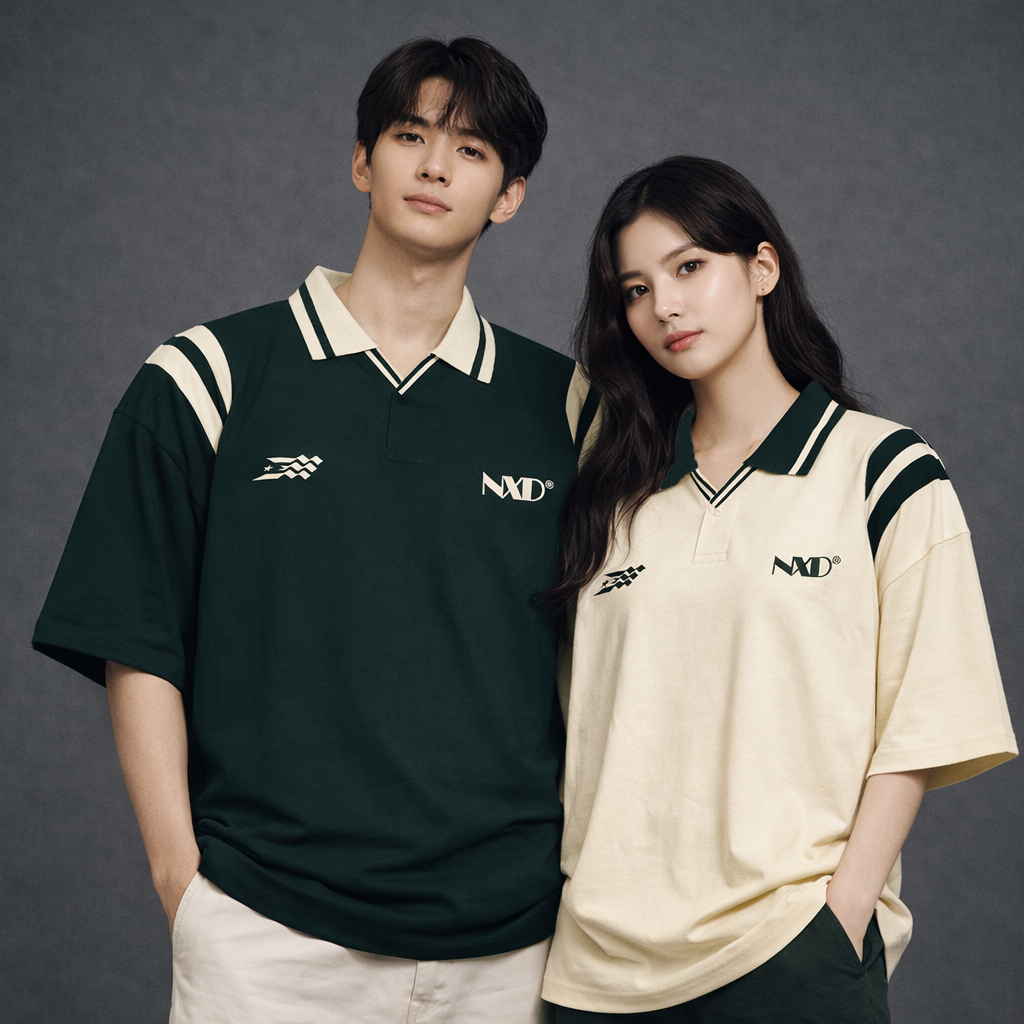 เสื้อโปโล Nxdomain Oversize Distro Cotton Combed 24s Premium