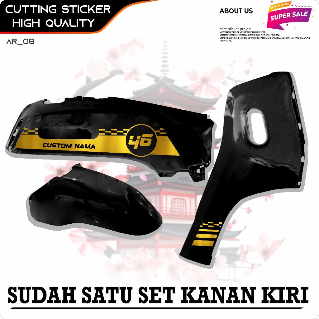 FAZIO STRIPING/SC.054/สติ๊กเกอร์ FAZIO/แถบ FAZIO/สติกเกอร์ FAZZIO/แถบ FAZZIO