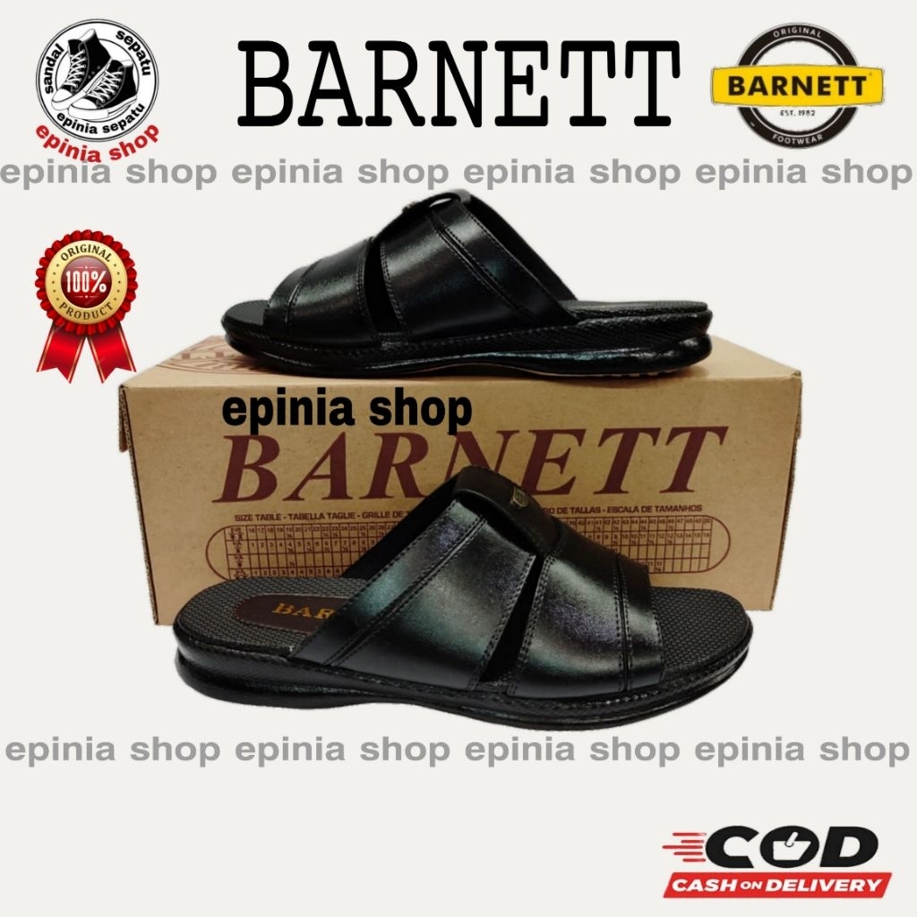 BARNETT ML16 AND ML68 รองเท้าแตะผู้ชาย - รองเท้าแตะสีน้ําเงิน BARNETT ADULT CASUAL ดั้งเดิม