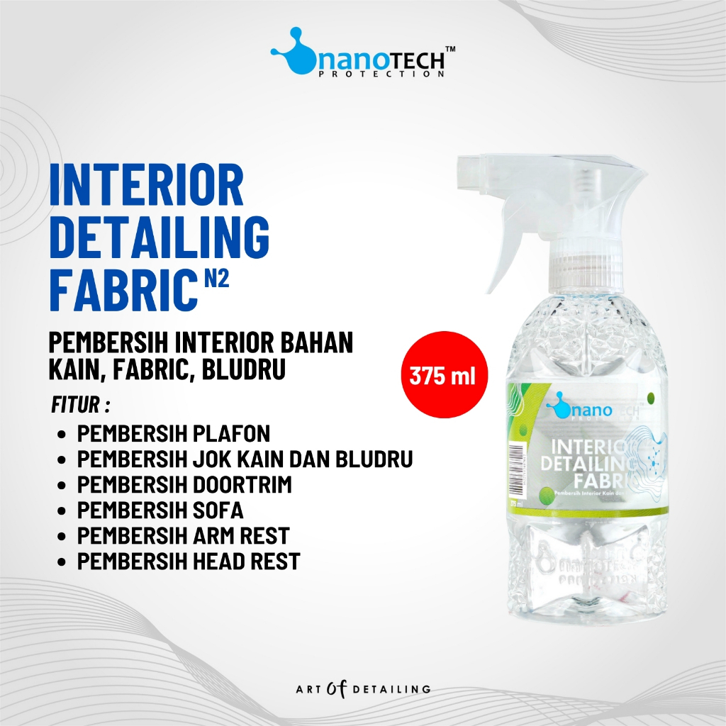 INTERIOR DETAILING FABRIC - nanoTECH PROTECTION - Interior Cleaner - Pembersih Jok Kain - Pembersih 