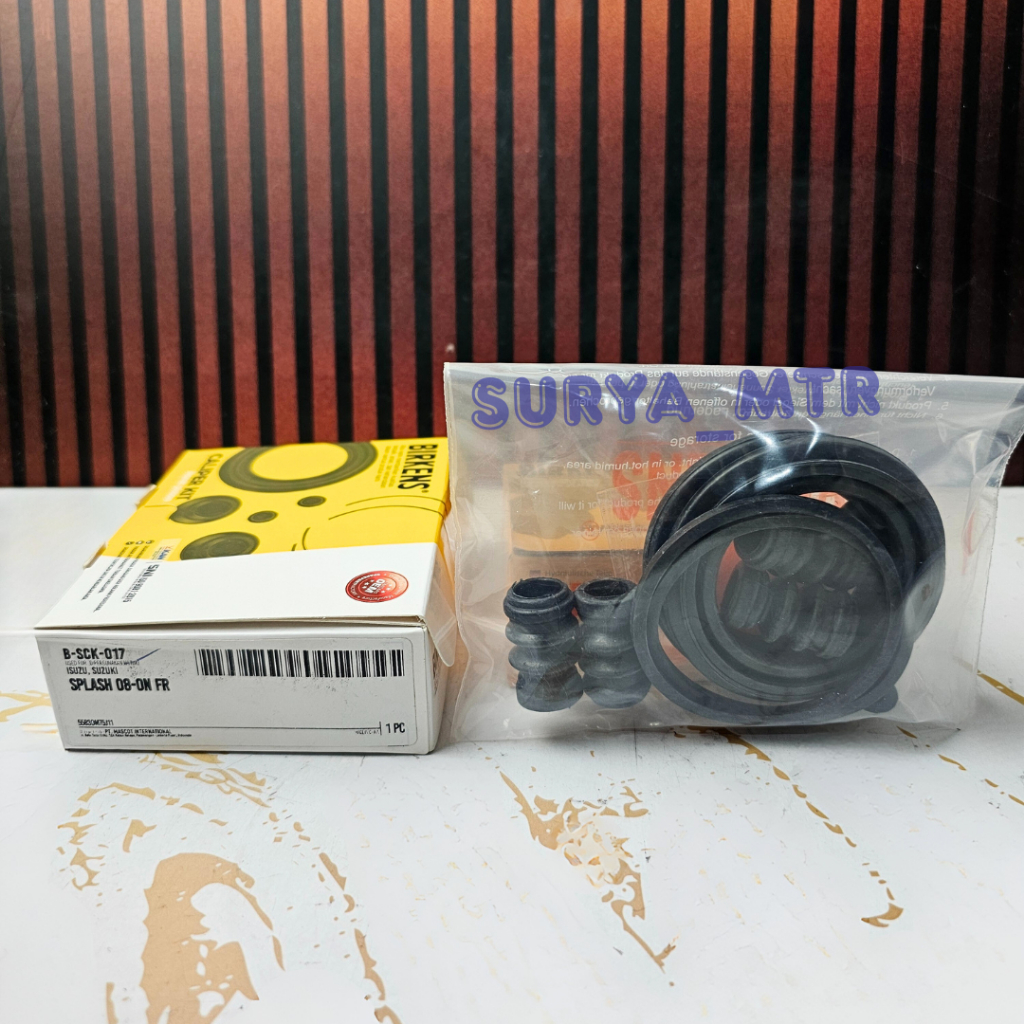 CALIPER KIT REPAIRKIT เบรกหน้า SUZUKI SPLASH 08-ON BIRKENS B-SCK-017