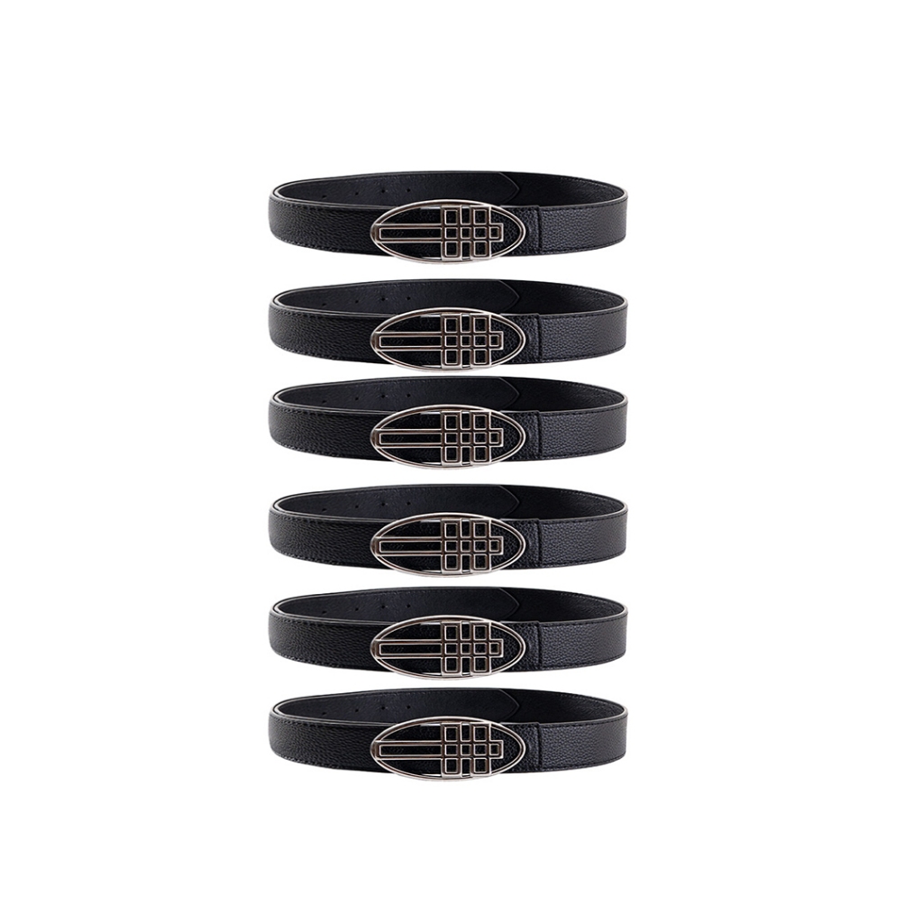 H SYMBOL BELT สีดํา*
