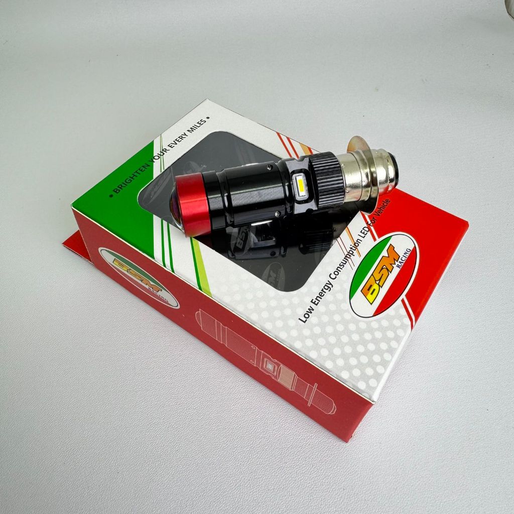 H6-DD143 ไฟหน้า LED รุ่น BSM Far Yellow Near White HI/LOW MOTORCYCLE HEADLIGHT