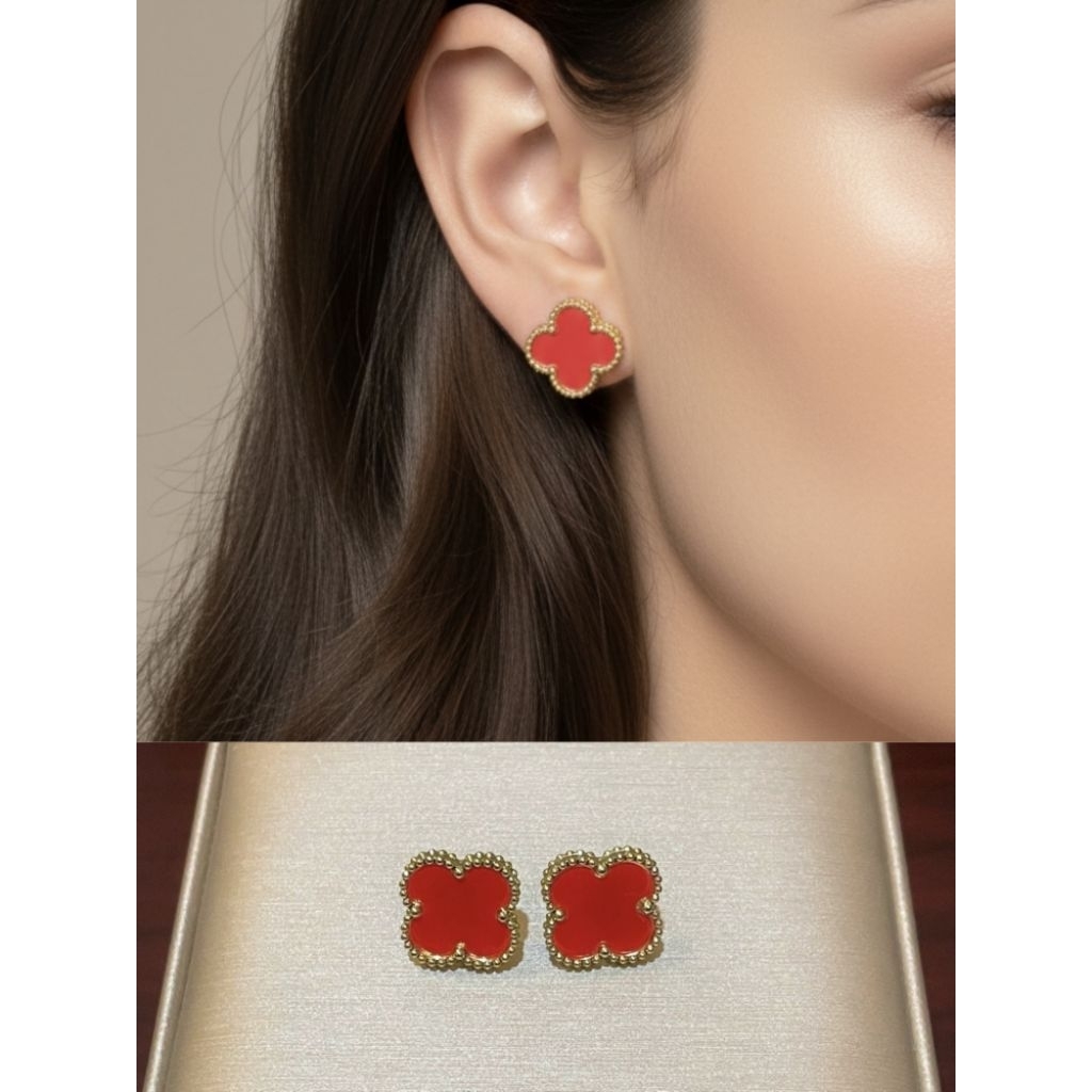 BB MODEL ANTI-RUST TITANIUM GOLD EARRINGS