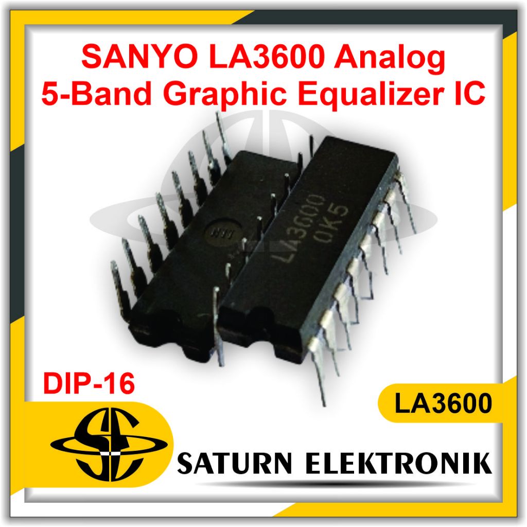 IC LA3600 LA 3600 DIP 16 5-Band Graphic Equalizer