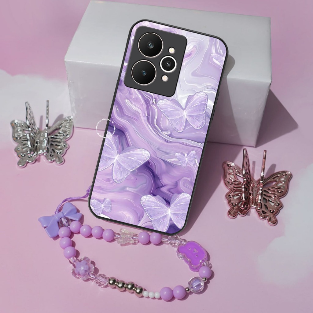 GANTUNGAN Softcase Glass + สายคล้องแขวน Hp Realme 15 Realme 14 หมายเหตุ 70 C85 C85 Pro C71 C75x 11 C