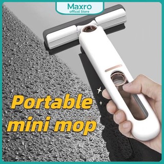 Maxro - Alat Pel Mini Lipat Alat Pembersih Kaca Mini Portable Folding Mop