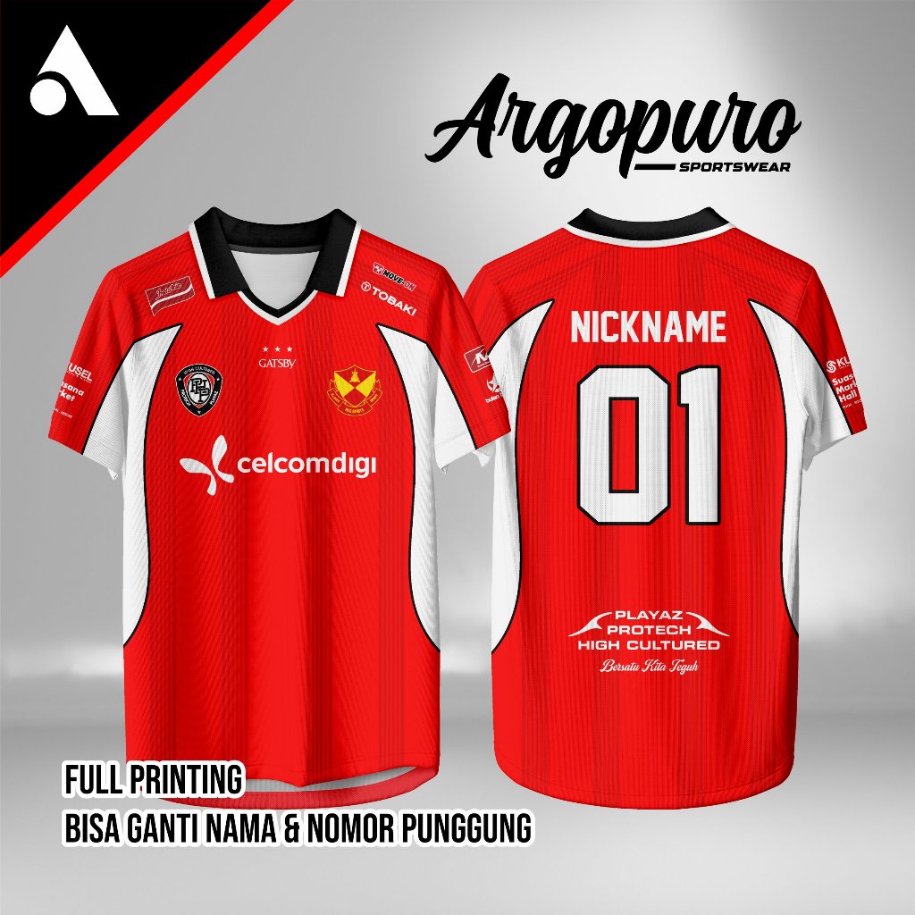 SRG Jersey Persor Red Giants เสื้อยืดเกมแชมป์ M7 ล่าสุด 2026