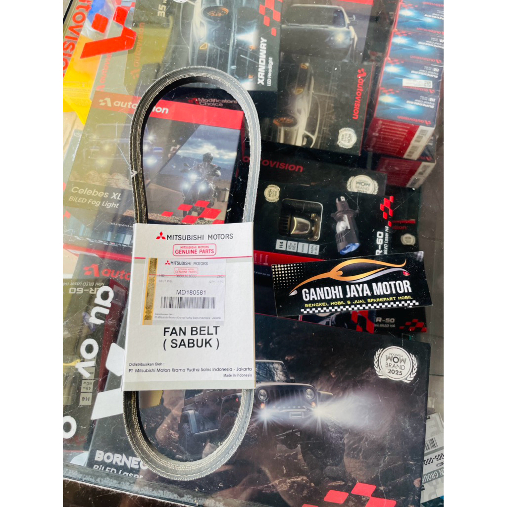 ORIGINAL FANBELT BELT / FAN BELT POWER STEERING L300 DIESEL MD180581