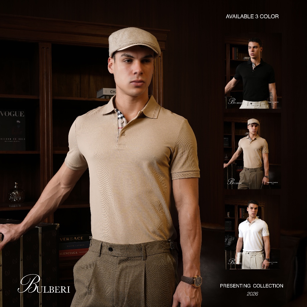 BALVEIN - เสื้อโปโล Bulberi Pique / Pique Material Man