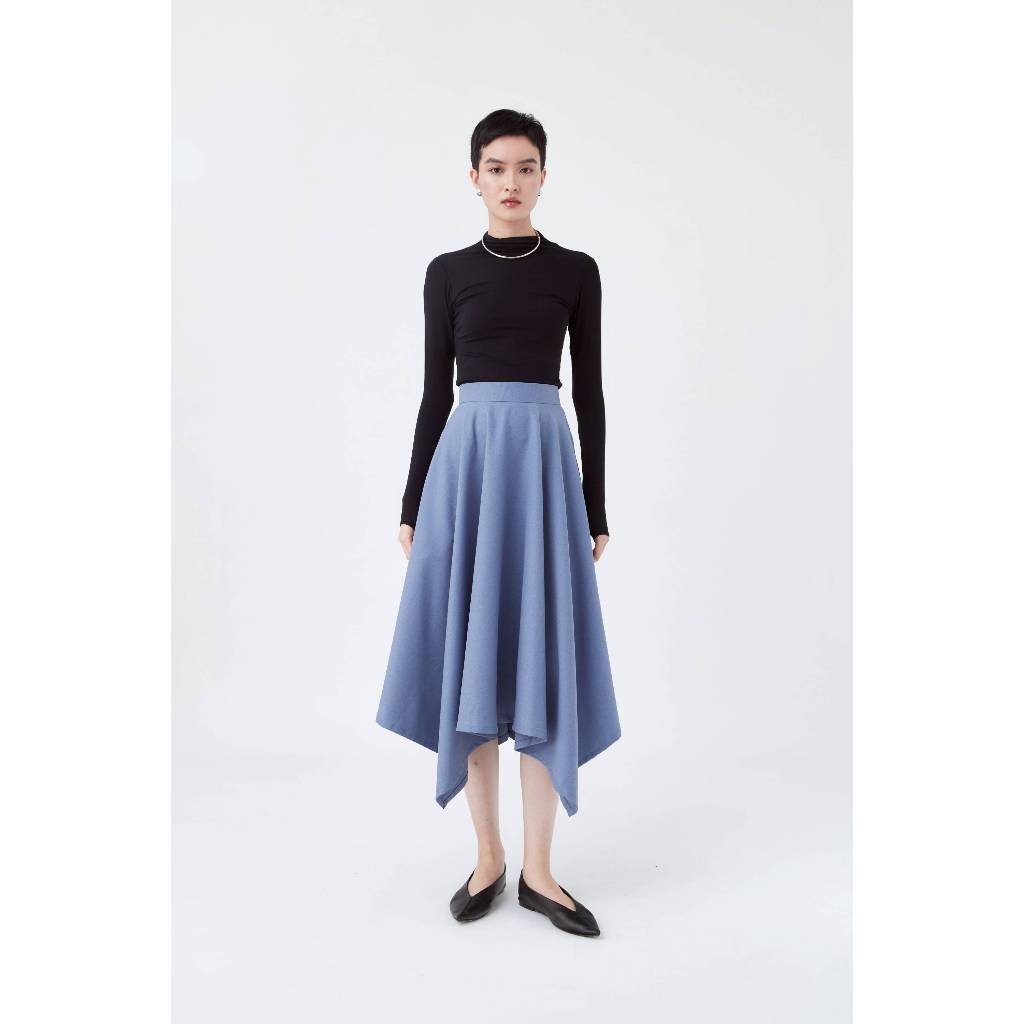 กระโปรง PAFON Huma - สีฟ้า