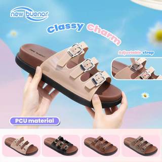 NEW BUENOR - Sandal Selop Strap Tiga Fashionable Terbaru Kekinian