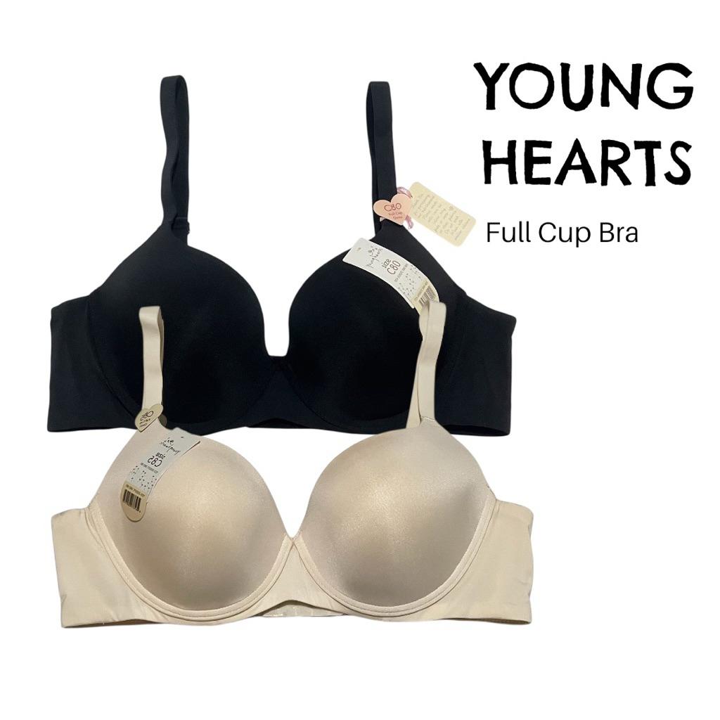 Young Hearts Bra Big Size Full Cup Underwire YB0207 ไซส์ 36C 38C