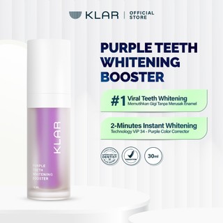 KLAR Purple Teeth Whitening Booster | Pemutih gigi instant 2 menit