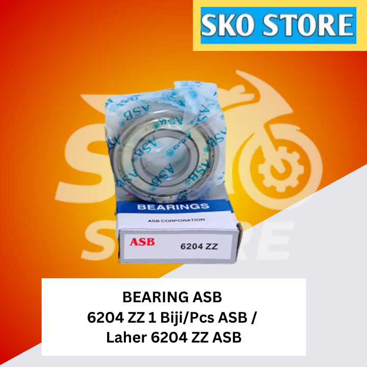 แบริ่ง 6204 ZZ 1 ชิ้น/ชิ้น ASB / แบริ่ง 6204 ZZ ASB